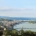 The Chain bridge in the foreground spanning between Buda and Pest