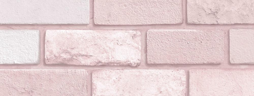 Diamond Brick Wallpaper Pink Arthouse 260005 from fruugo. hu