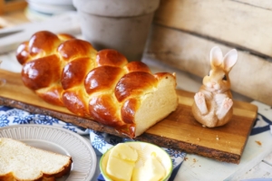 Kalács is a sweet bread traditionally eaten at Easter in Hungary