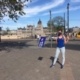 This is the meeting point of our Free Buda Castle Tour on Batthyány square on the Buda side of Budapest