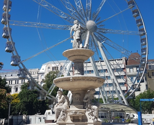 Ferris Wheel of Budapest and our meeting point