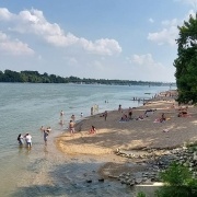 Római part - best beaches in Budapest