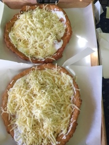 Lángos in the Central Market Hall - one day itinerary in Budapest