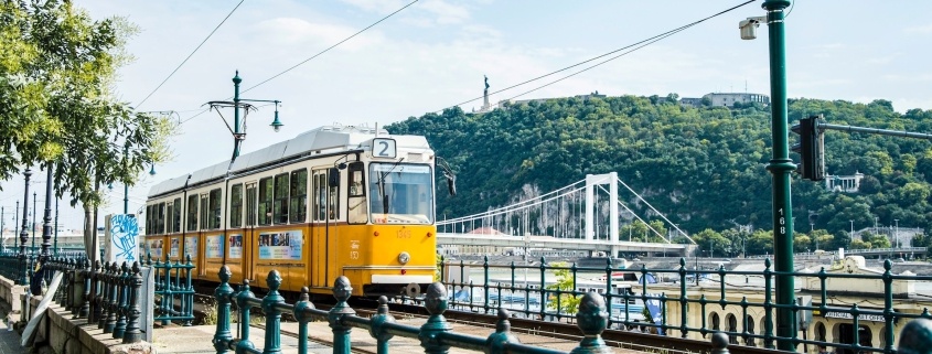 sightseeing public tram in Budapest - Budapest on a budget