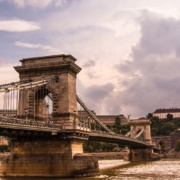 Budapest in September-the Chain Bridge