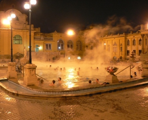 thermal baths in Budapest