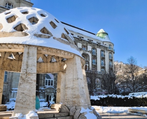 walking tours in Budapest in January - gellért bath